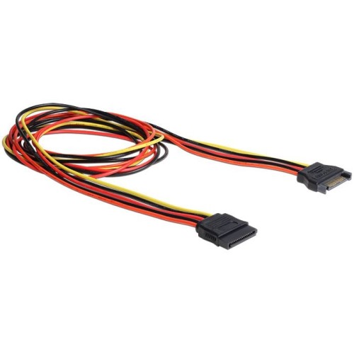 Cable delock sata 15pin - sata 15pin  m/h  1.00m