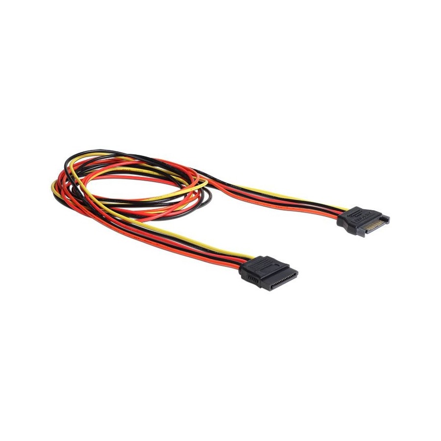 Cable delock sata 15pin - sata 15pin  m/h  1.00m