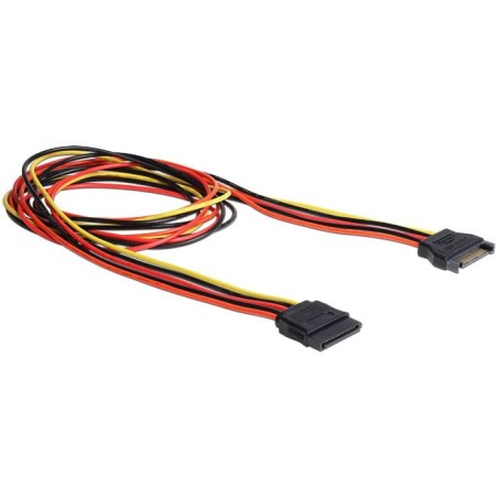 Cable delock sata 15pin - sata 15pin  m/h  1.00m