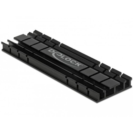Delock disipador de calor 70 mm para módulo m.2 negro