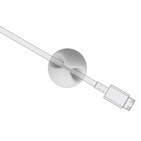 Delock 18291 juego de soportes para cables de 6 piezas