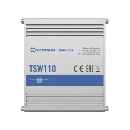 Teltonika tsw110 industrial unmanaged l2 switch, 5x 10/100/1000mb/s ports