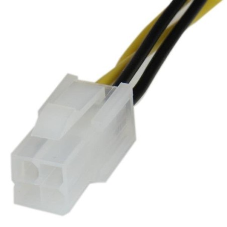 Startech cable alargador atx12v 4pin m/h 20cm