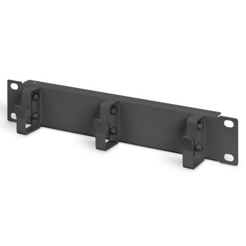 Digitus dn-10-org-1u-b, panel de gestión de cables, negro, 1u