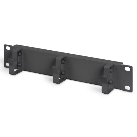 Digitus dn-10-org-1u-b, panel de gestión de cables, negro, 1u