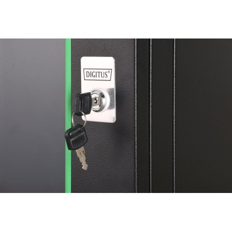 Armario mural digitus dynamic basic negro 9u 600x450mm