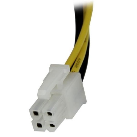 Startech cable alargador atx12v 4pin m/h 20cm