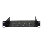 Estante digitus 1u 254 mm (10 "), negro