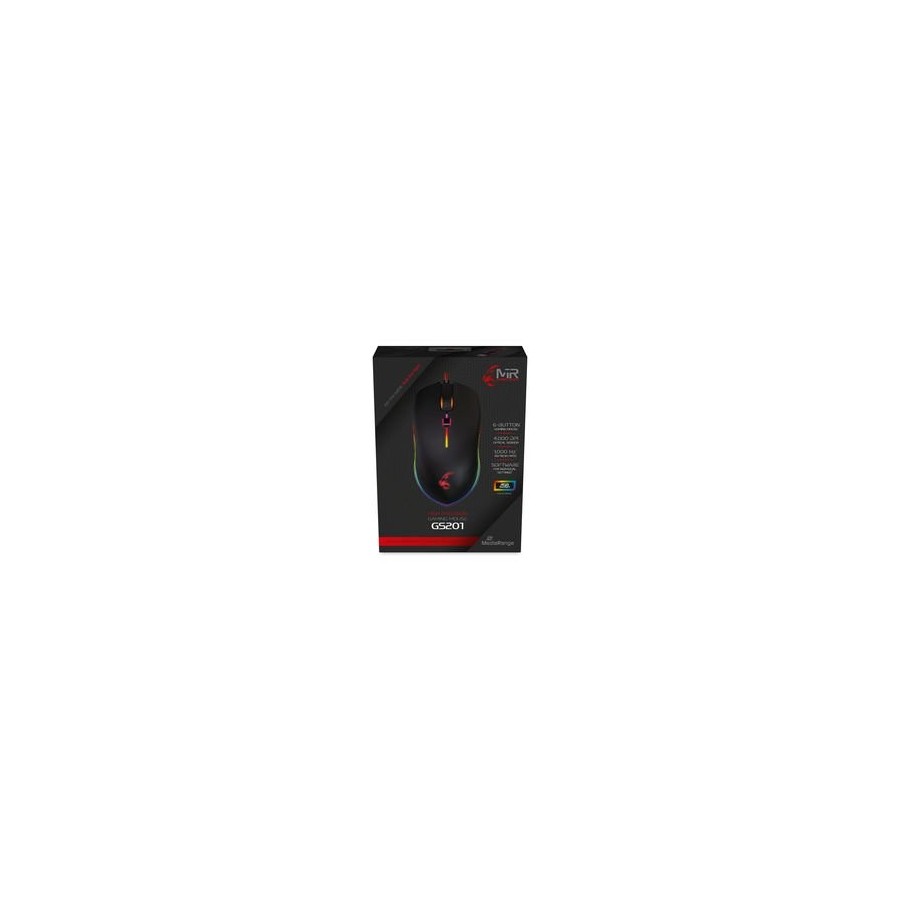 Mediarange raton gaming con cable pesos modificables