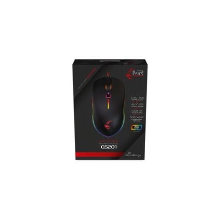 Mediarange raton gaming con cable pesos modificables