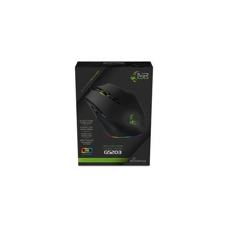 Mediarange raton gaming rgb con cable
