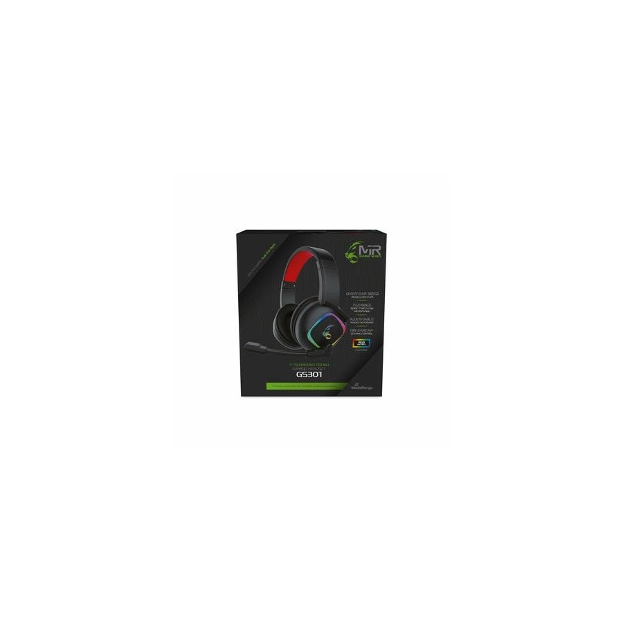 Auriculares gaming con micro mediarange sonido envolvente 7.1 mrgs301