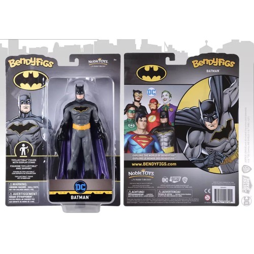 Figura maleable bendyfigs batman dc comics 19cm