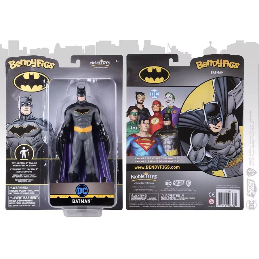 Figura maleable bendyfigs batman dc comics 19cm