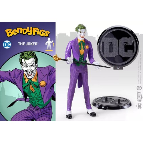 Figura maleable bendyfigs joker dc comics 19cm
