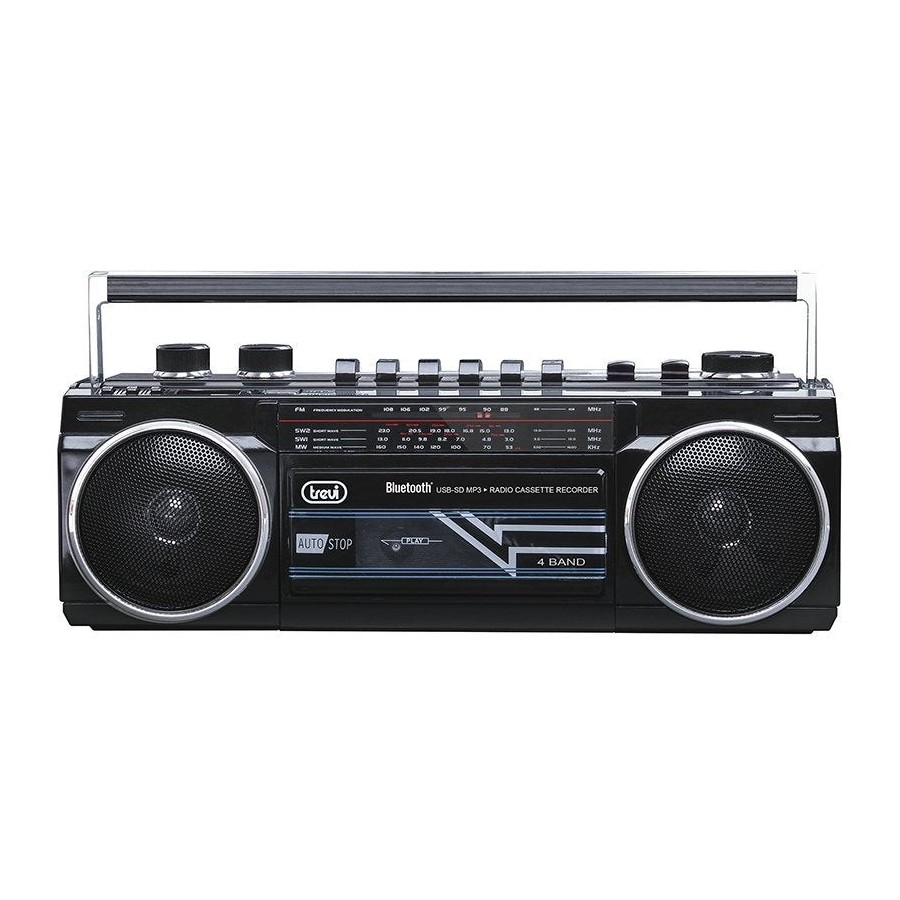 Radio casette ret bt trevi rr 501 bt negro