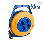 Enrollacable 10m 3x1mm con 4 tomas bipolares con t/tl solera 7412/1