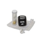 Diablo picante - dado de acción con reloj de arena