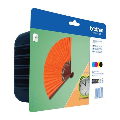 Brother tinta original lc-129xlvalbpdr pack  color y  black para mfc-j6920dw