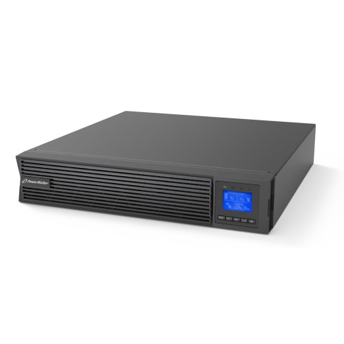Powerwalker ups on-line vfi 1000 icr iot 1/1 phase 1000va pf1 8x iec c13 outlets usb/rs232 lcd rack 10122196