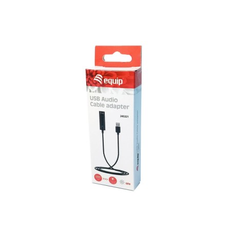 Equip audiocableadaptador usb-a-1x klinkenhchse 4pin m/h