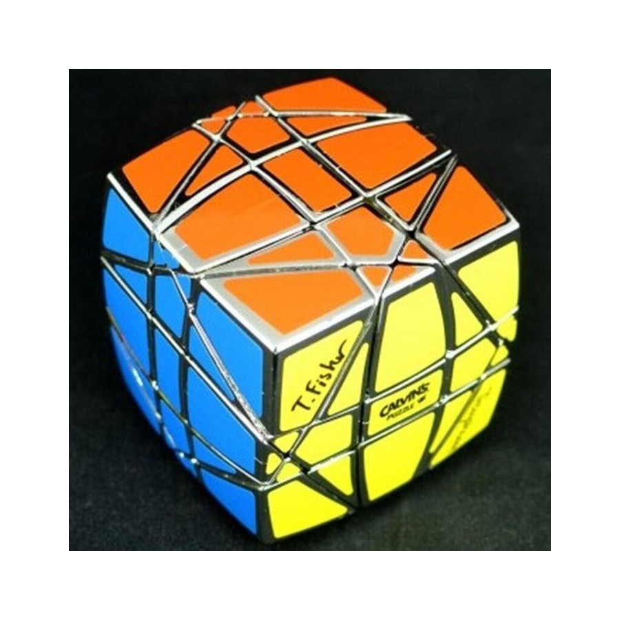 Cubo de rubik calvin's hexaminx plata