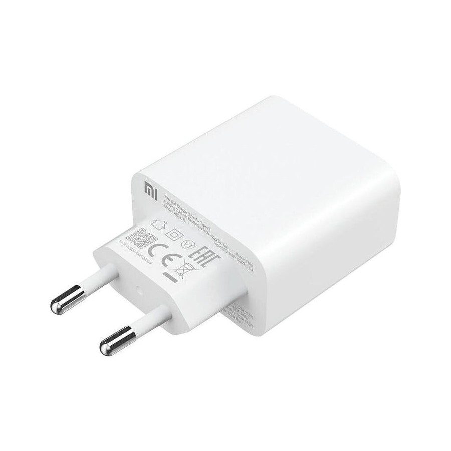 Cargador de pared xiaomi mi 33w wall charger 1xusb tipo-c 1xusb 33w
