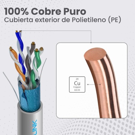 Extralink ex.18259 cable de red gris 305 m cat5e f/utp (ftp)