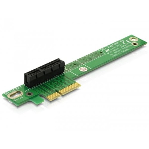 Delock pcie-riser-karte x4 90° angular links