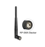 Antena wlan de delock rp-sma st. 3dbi omnidir. con articulación basculante negra