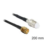 Delock cable de antena sma macho  fme hembra rg-174, 20cm