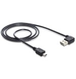 Delock cable easy-usb 2.0 a macho en ángulo usb 2.0 tipo mini-b macho de 3 m