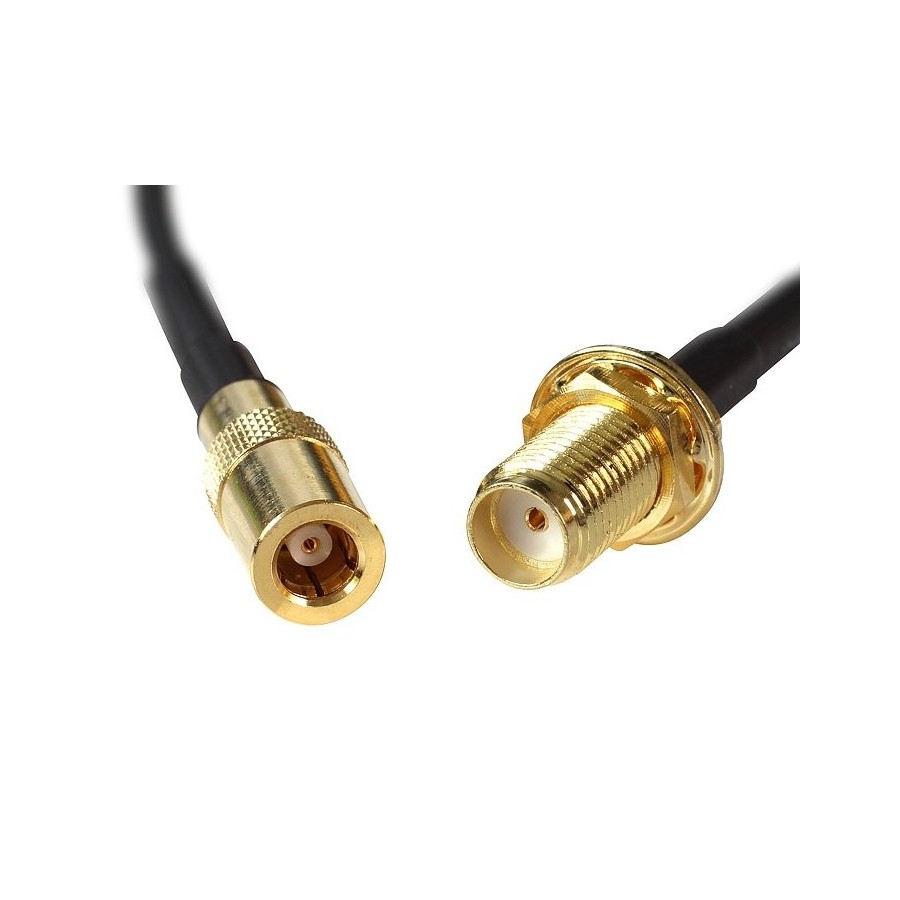 Delock cable de antena sma hembra para instalación  smb macho