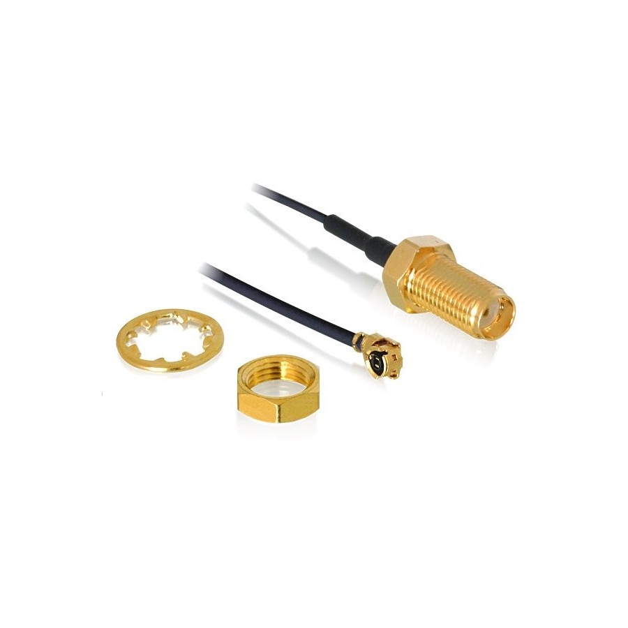 Delock cable de antena sma hembra am einbau  mhf /u.fl-lp-088