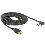Delock cable easy usb 2.0-a angular  typ a hembra 2.0 3m