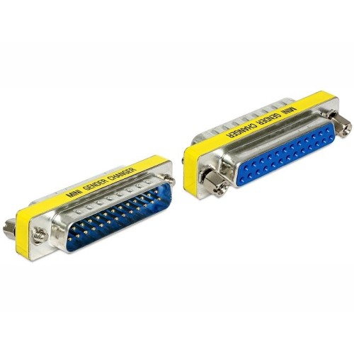 Delock adaptador sub-d 25pin m/h