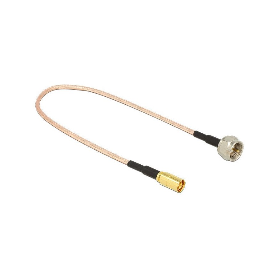 Delock cable de antena f macho  smb macho 25 cm
