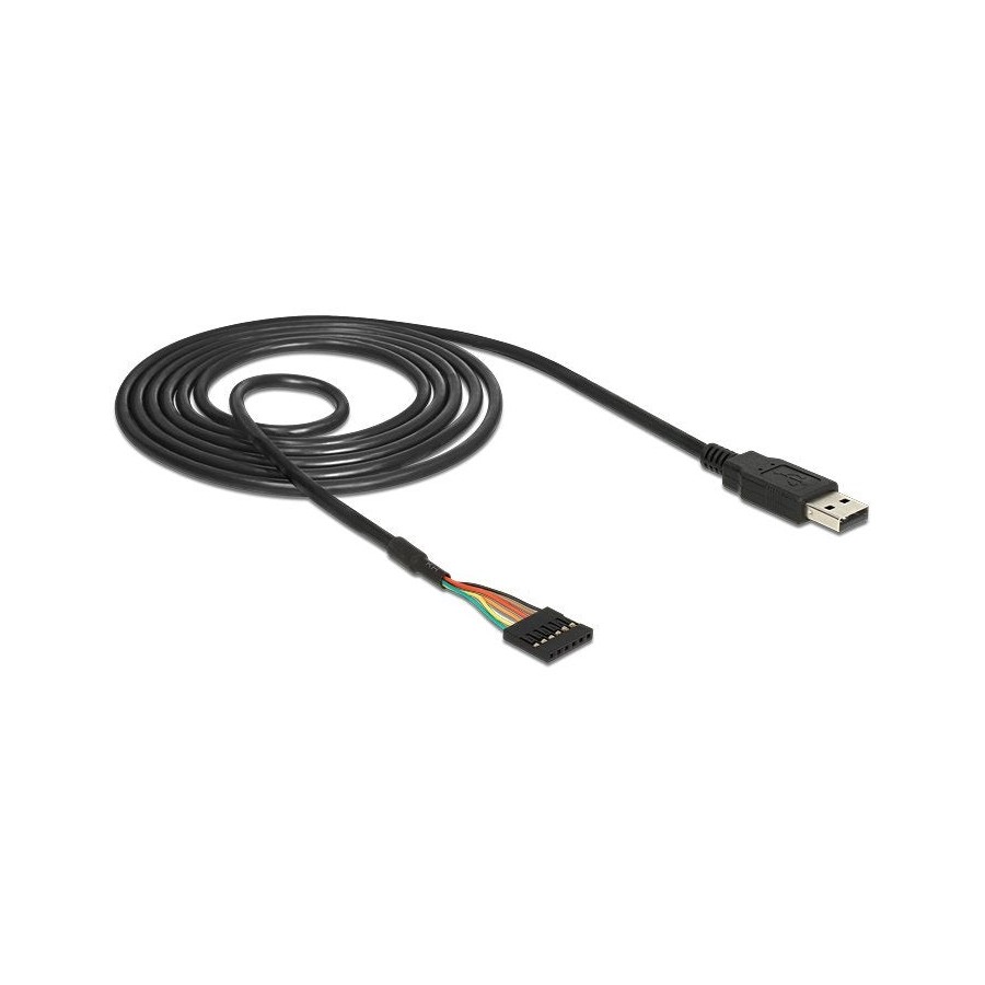 Delock cable usb serial ttl conector de cabezal de 6 pines 1,