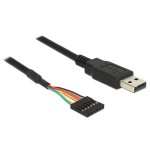 Delock cable usb serial ttl conector de cabezal de 6 pines 1,