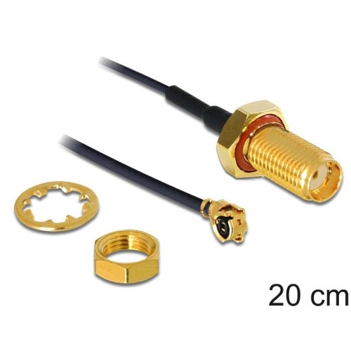 Delock cable de antena sma hembra para instalación  mhf /u.fl-lp-068 kompatibler