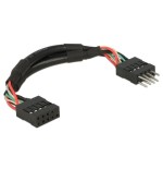 Delock usb 2.0  cable de extensión de 10 pines 10 cm