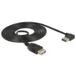 Cable delock 2.0m easy usb 2.0-a en ángulo izquierdo / derecho