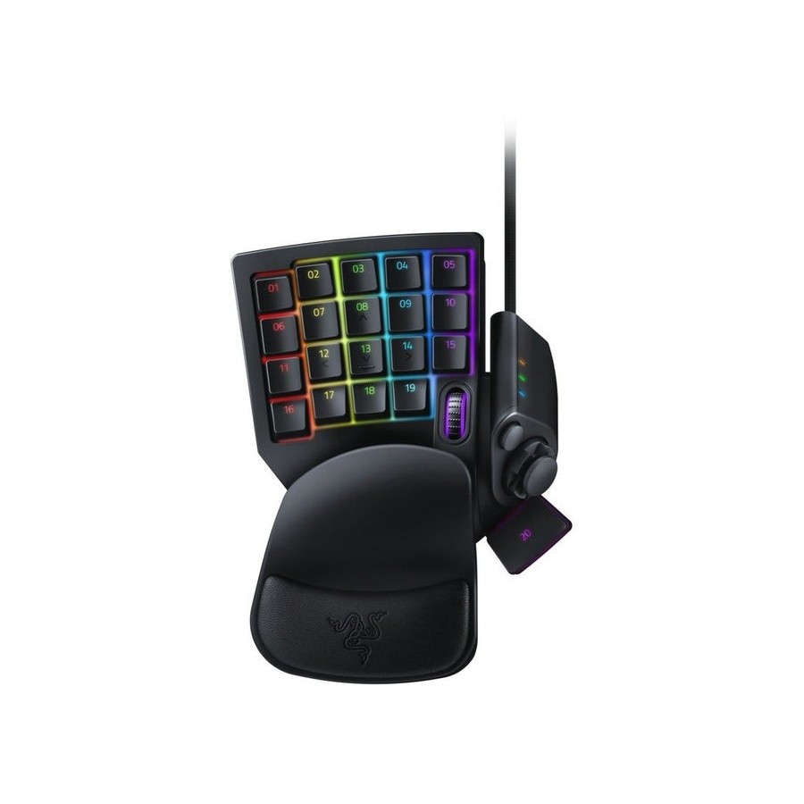 Razer teclado numerico con rueda de desplazamiento tartarus v2  8-way directional thumb