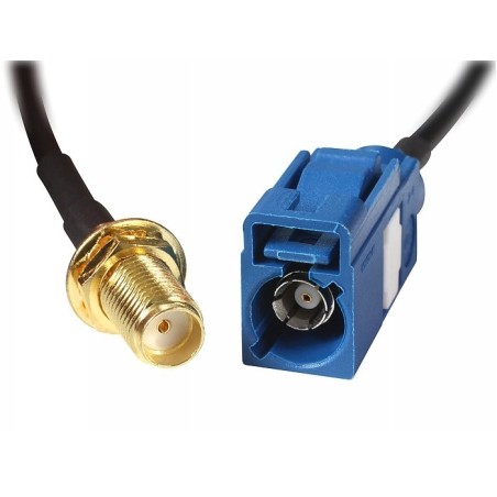 Delock cable de antena sma hembra para instalación  fakra c hembra