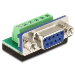 Delock adaptador terminalblock 6 pin  sub-d 9 pin bu.