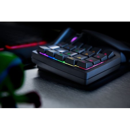 Razer teclado numerico con rueda de desplazamiento tartarus v2  8-way directional thumb