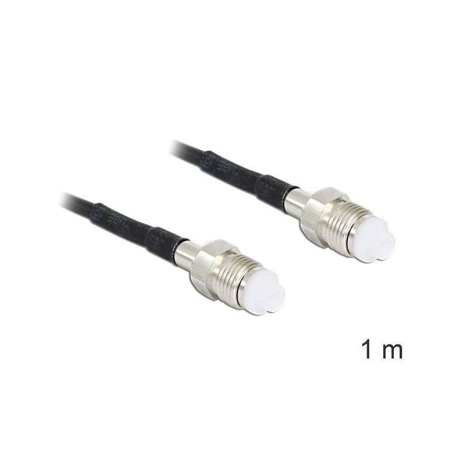 Delock cable de antena fme hembra  fme hembra rg-174 1 m