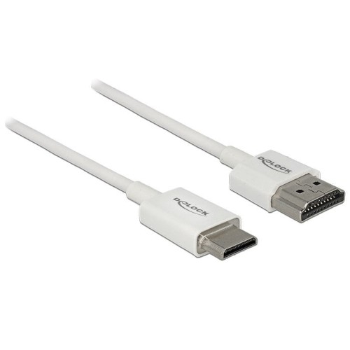 Delock cable hdmi a macho  hdmi mini c macho 3d 4k 2m slim