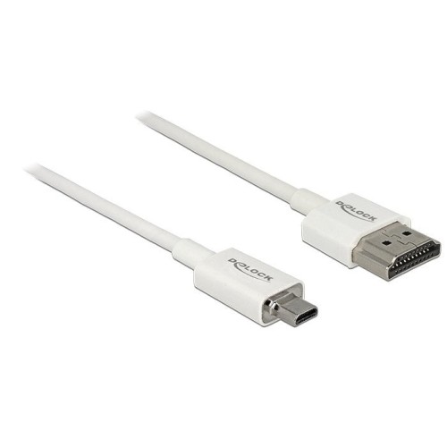 Delock cable hdmi a macho  hdmi micro d macho high speed with ethernet 3d 4