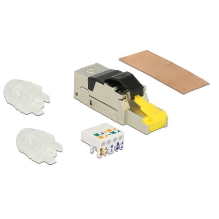 Delock 86485 conector rj45 cat.8.1 stp - (22 - 24 awg)